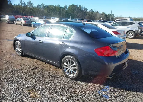 2007 Infiniti G35X из США, поврежденный, VIN JNKBV61FX7M810494